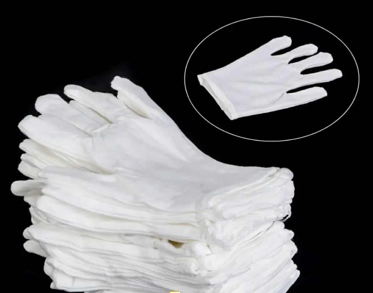 Bao tay ESD vải trắng
