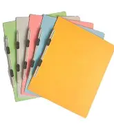 Bìa Acco giấy Plus A4 có nẹp Hồng