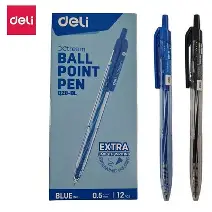 Bút bi Deli Q28-BL 0.5mm Xanh