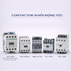 CONTACTOR (KHỞI ĐỘNG TỪ): MC 130A (AC 100–240V / DC 100–220V). A9C20842. ABE 32 FB. MC-40A. UA-1. MC-22B